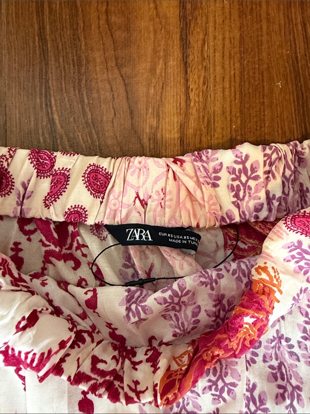 Zara patchwork long skirt - Picture 3 of 4